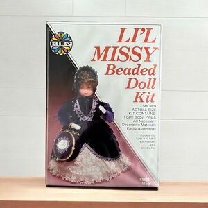 🐈OKC🐈 Vintage NIB/NWT Li’l Missy Beaded Doll Kit “Meg” #13428